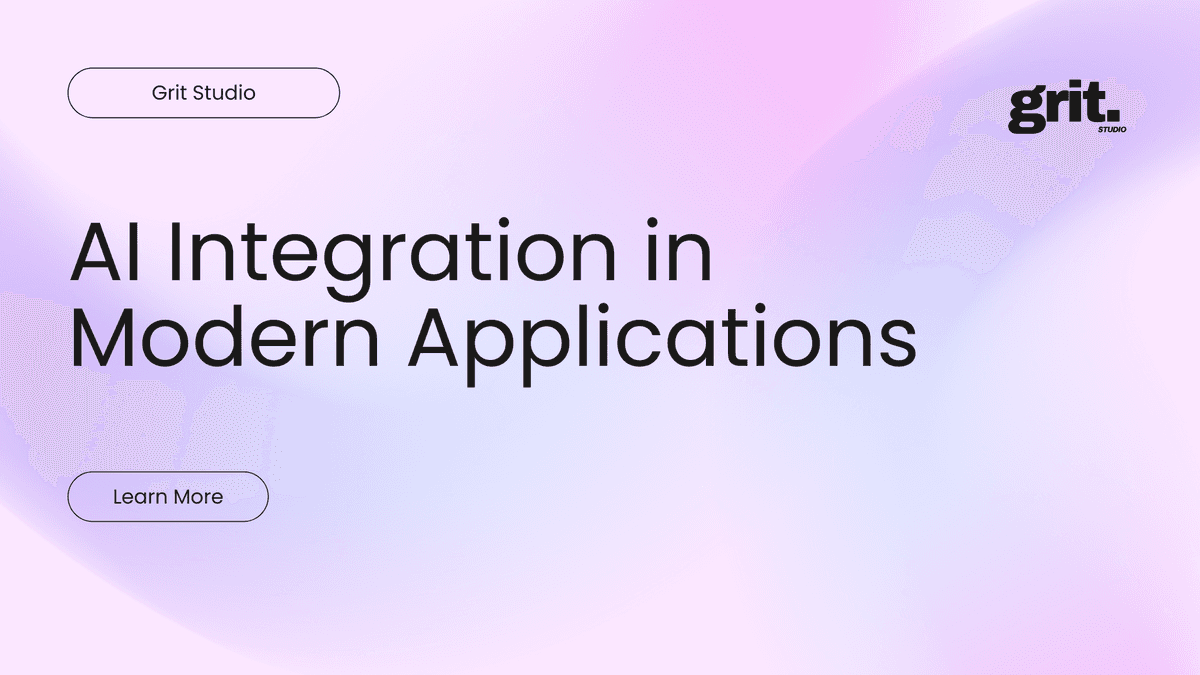 AI Integration in Modern Applications